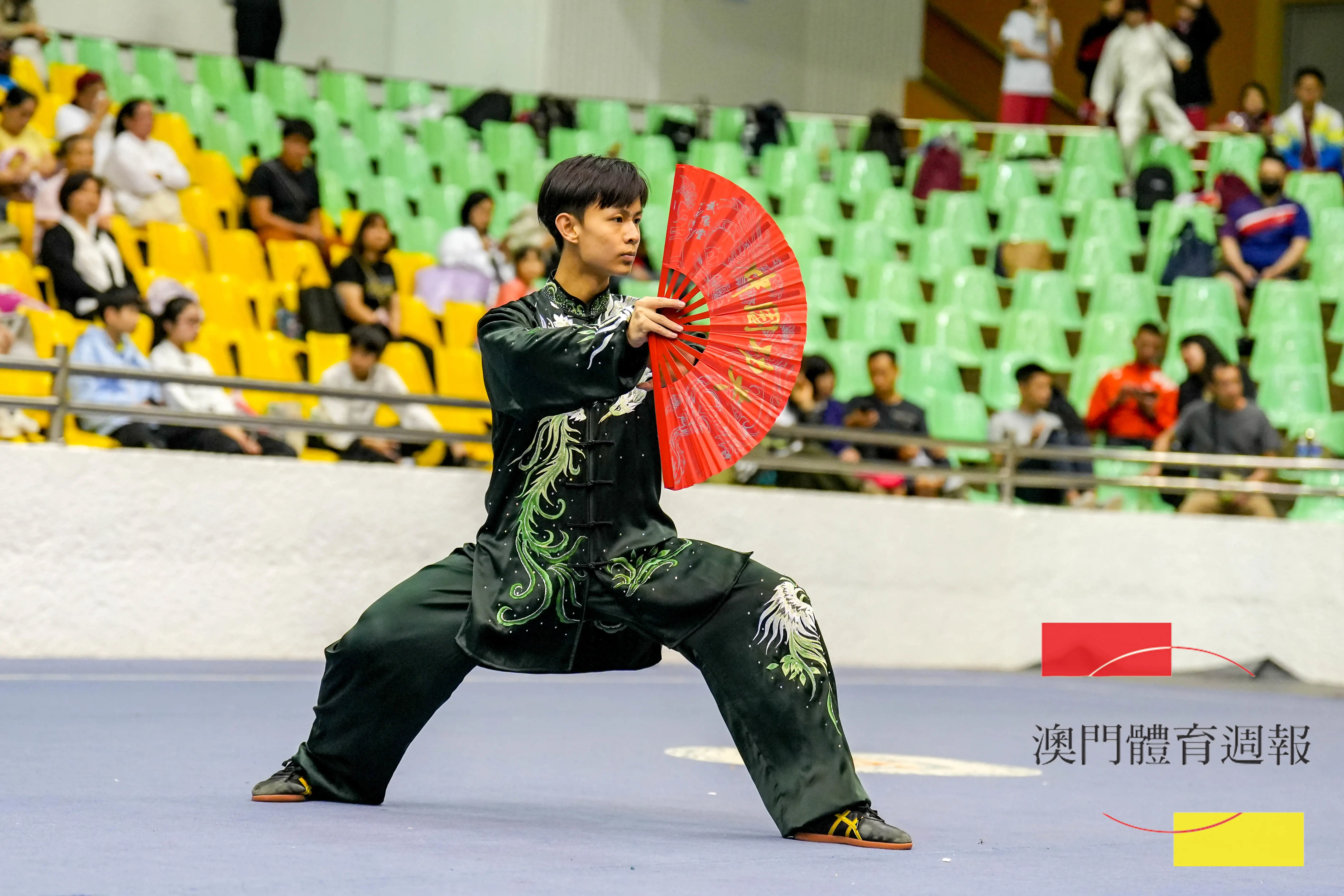 張博睿在男A太極拳、劍、扇勇奪三冠.jpg