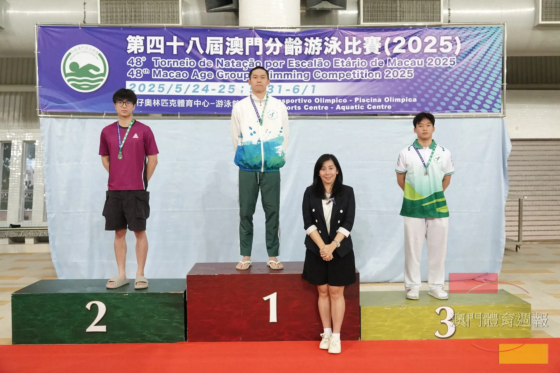 吳致軒在分齡泳賽追平劉崑峰的五十自澳門紀錄.jpg