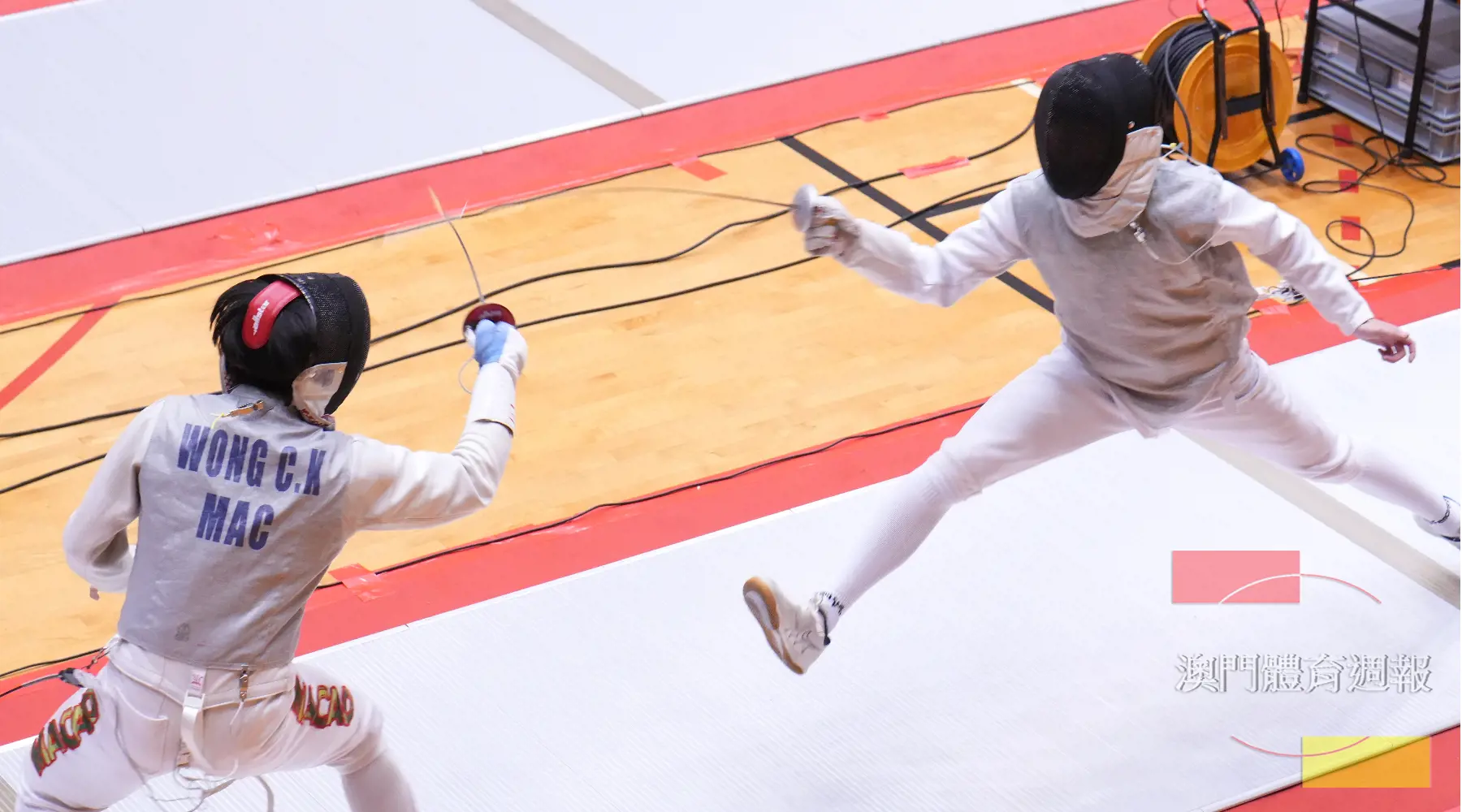 澳門體育週報 Macau Sports Weekly - 校際劍擊賽三百七十人參與 次日賽事因風取消