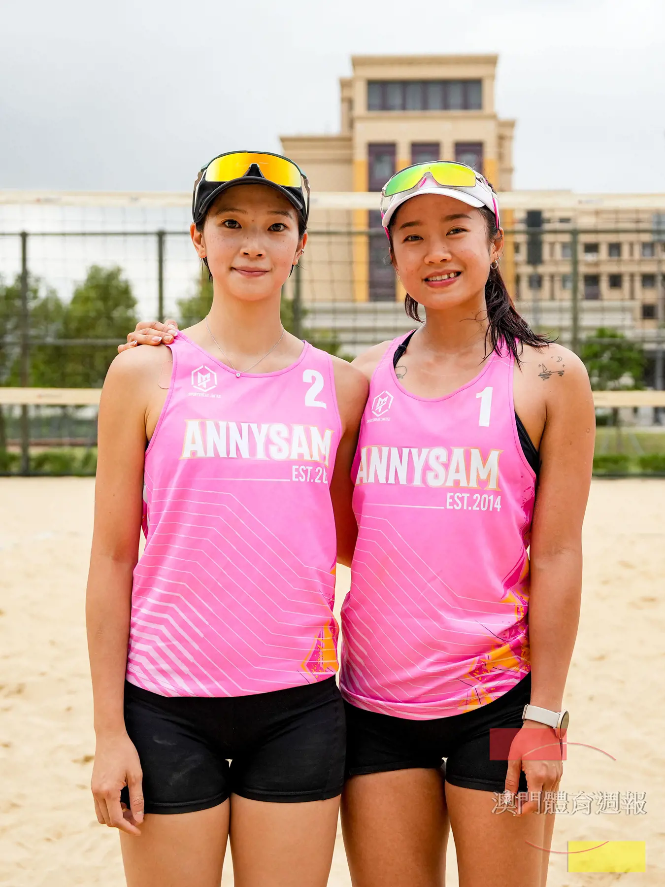 羅詠心（左）及梁安盈決心在亞沙運賽出應有水準.jpg