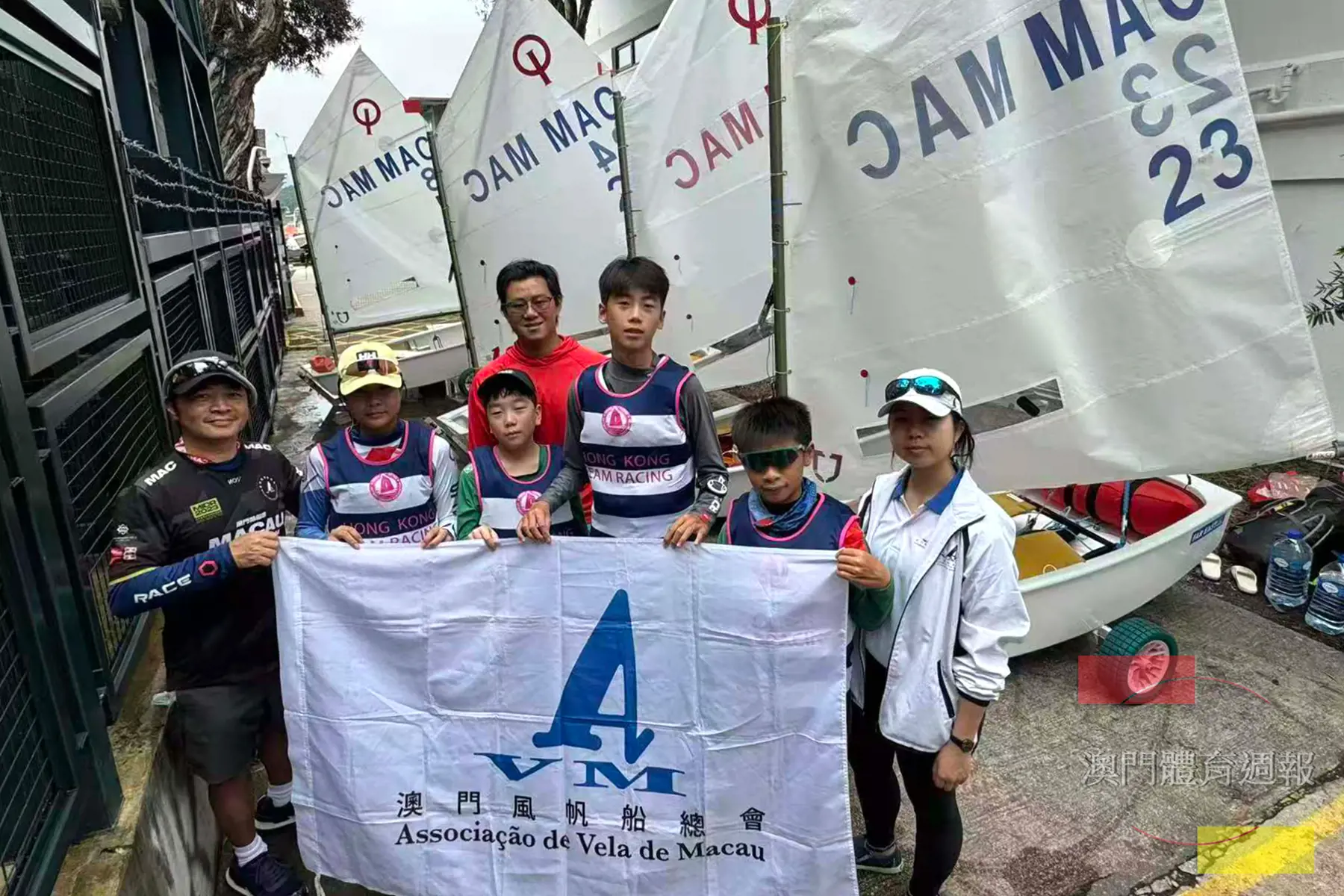 澳門帆船隊首戰樂觀級帆船團隊賽奪第五.jpg