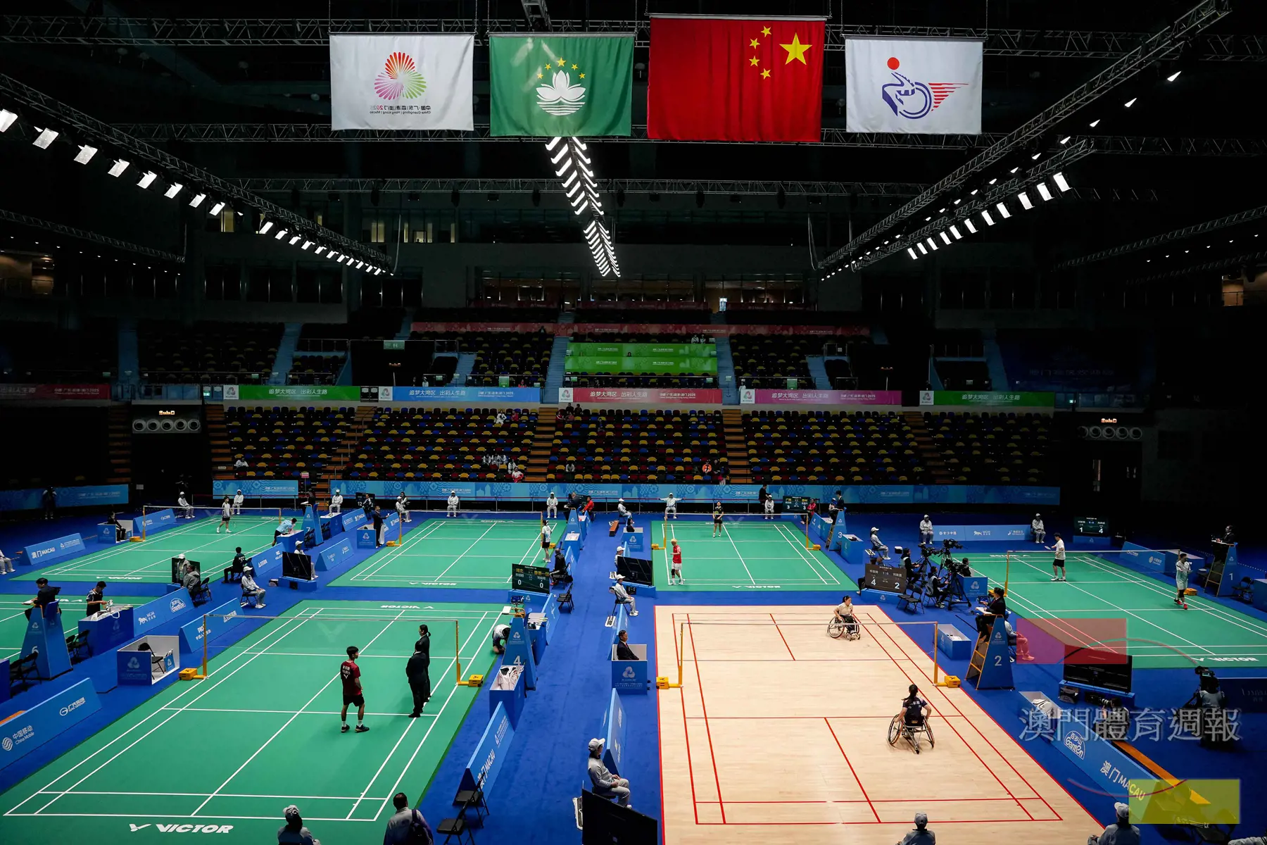 殘運羽毛球賽於澳門東亞運體育館展開.jpg