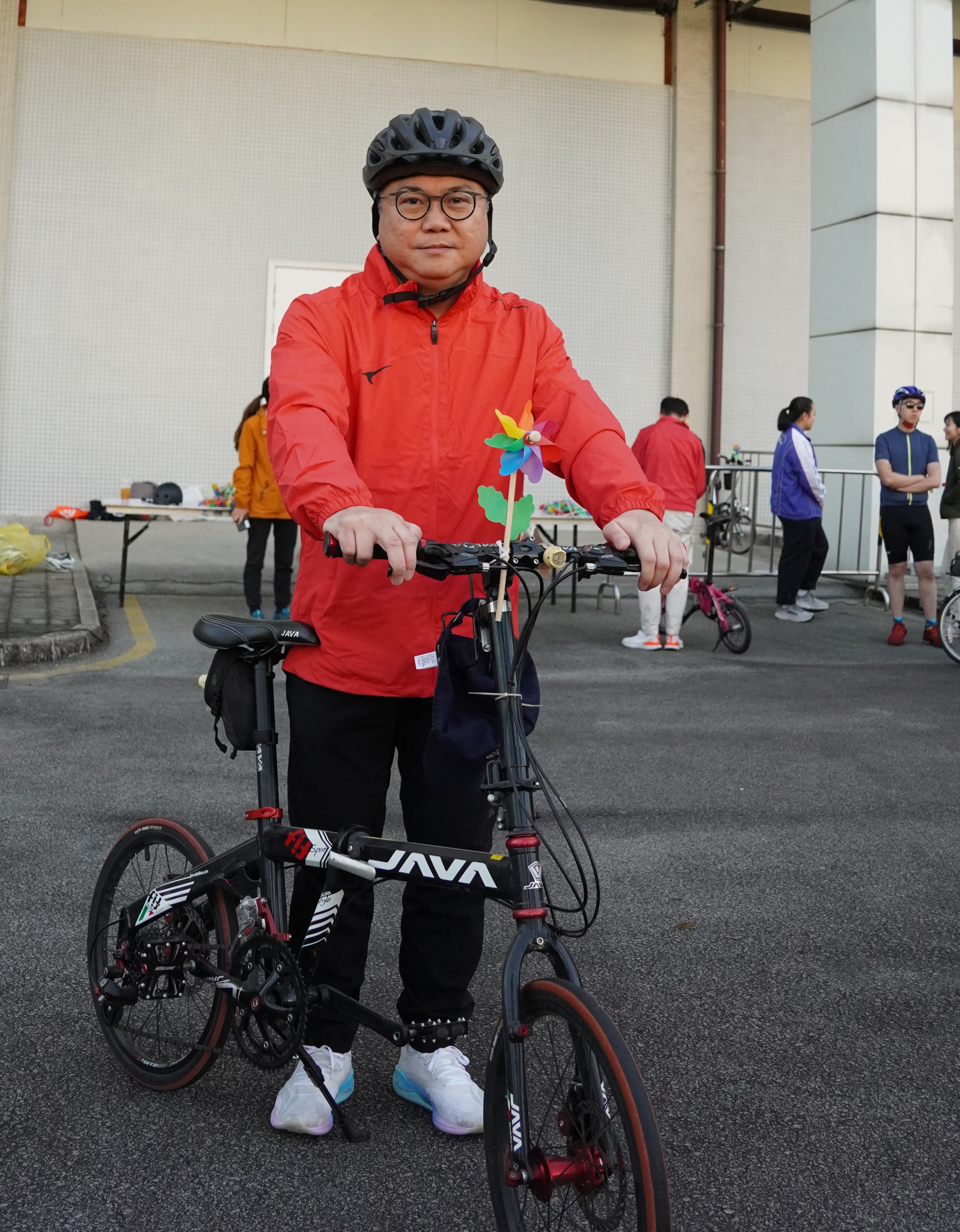 潘永權冀望大家在新的一年有一個「多做運動，鍛鍊好身體」的好開頭。.JPG