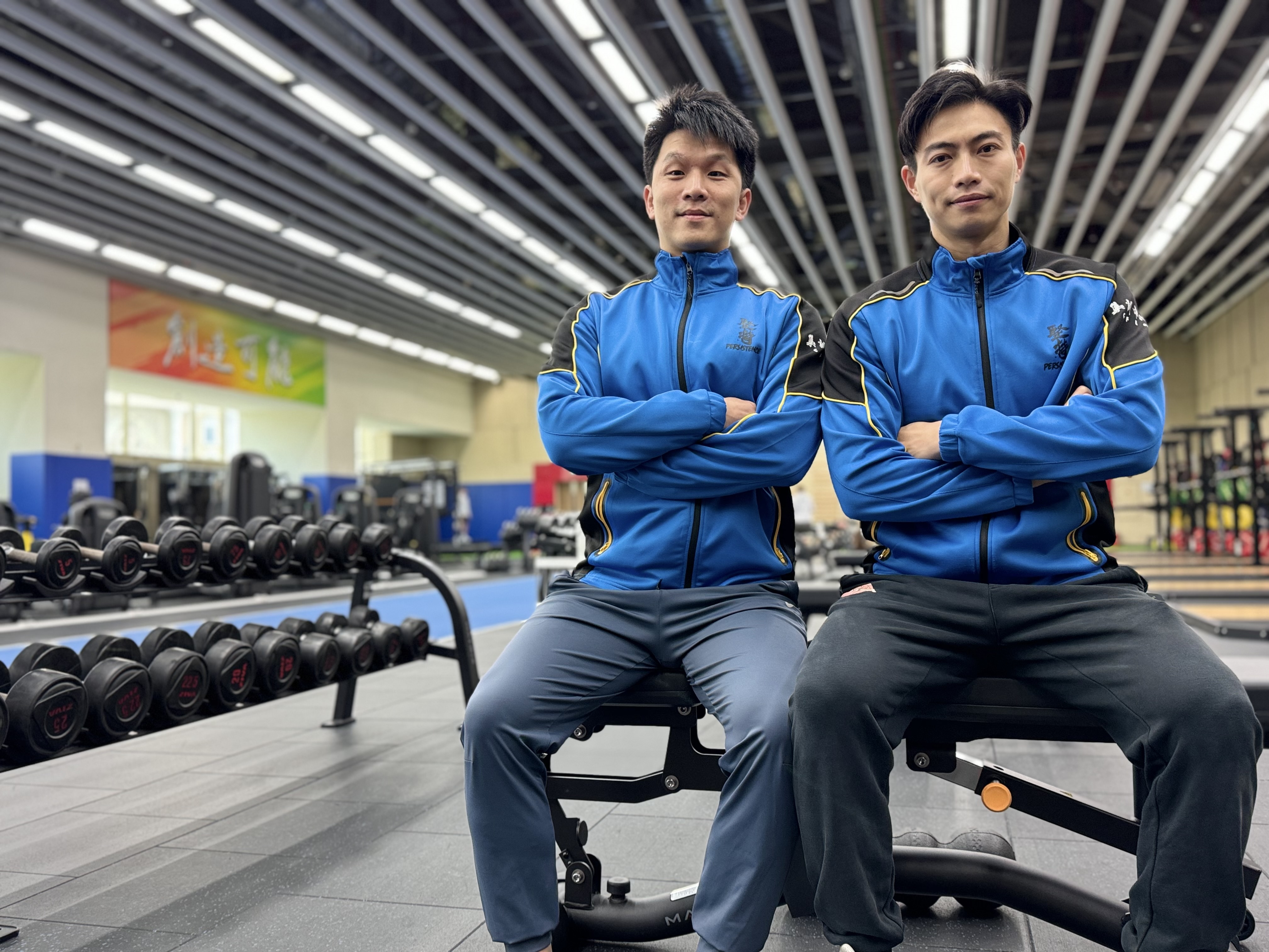 A1  劉富賢(右)與彭逸龍同為運動員出身，現在以自身經驗和學問回饋給其他後進。.jpg